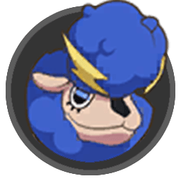 Electric-Ball Sheep portrait