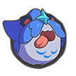 Crescent Snow Bear portrait
